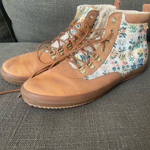 Keds x Rifle Paper Co. waterproof high tops